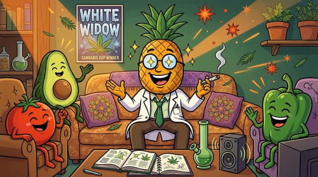 Professor High with White Widow