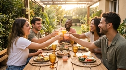 Weekend Brunch highlight background