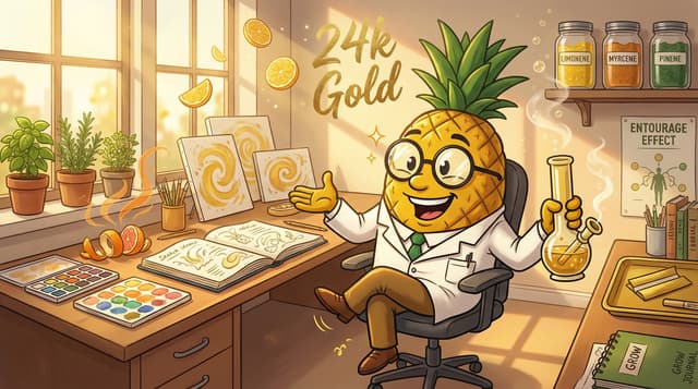 Professor High with 24k Gold