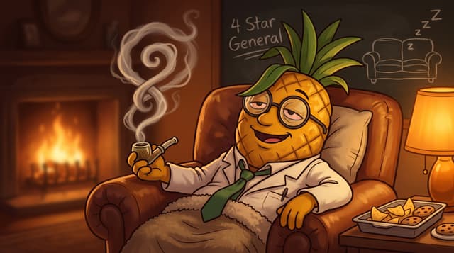 Professor High with 4 Star General