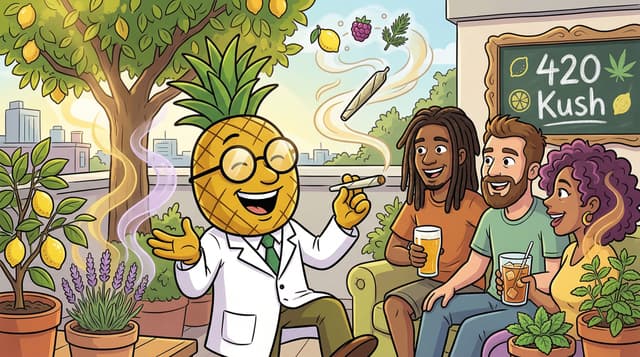 Professor High with 420 Kush