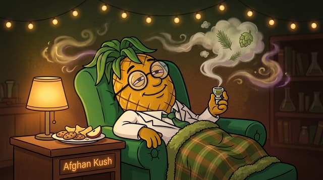 Professor High with Afghan Kush