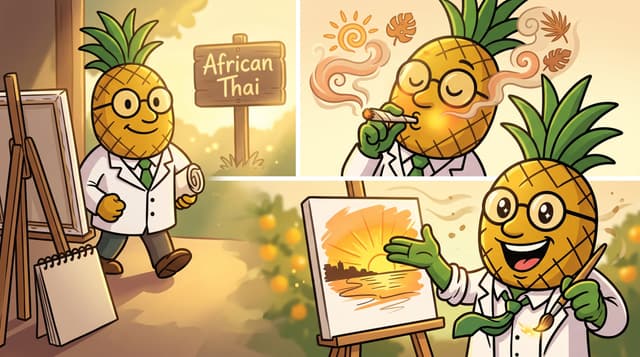 Professor High with African Thai