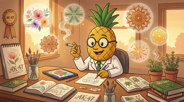 Professor High with AK-47