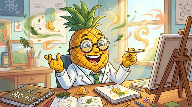 Professor High with AK-47