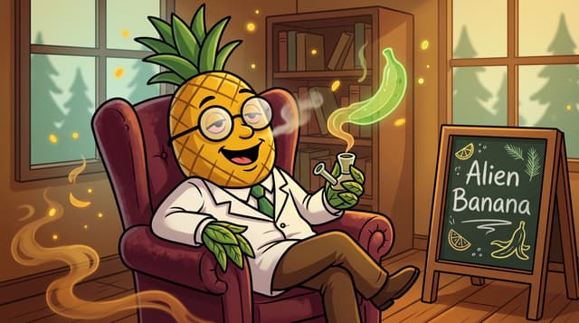 Professor High with Alien Banana