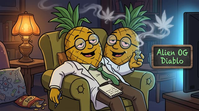 Professor High with Alien OG Diablo