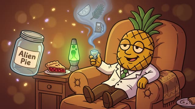 Professor High with Alien Pie