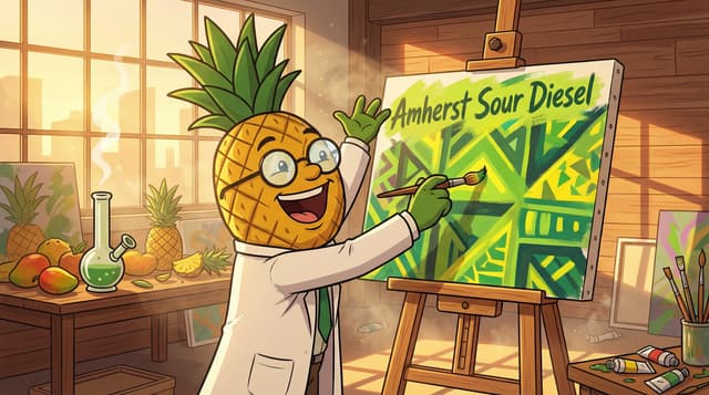 Professor High with Amherst Sour Diesel