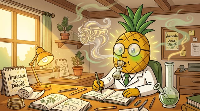 Professor High with Amnesia Sour Diesel