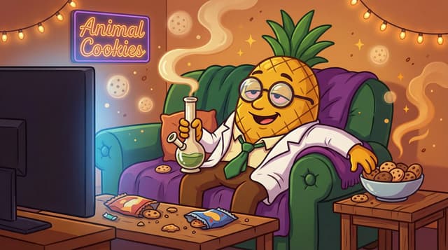 Professor High with Animal Cookies