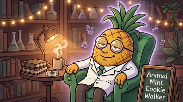 Professor High with Animal Mint Cookie Walker