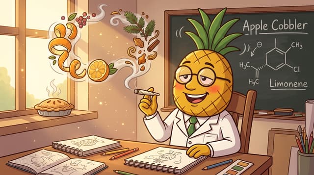 Professor High with Apple Cobbler