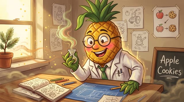 Professor High with Apple Cookies