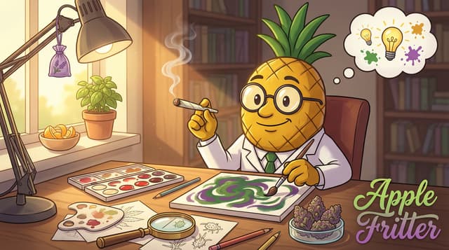 Professor High with Apple Fritter