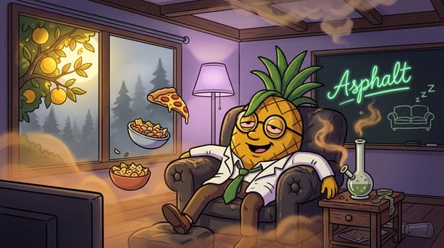 Professor High with Asphalt