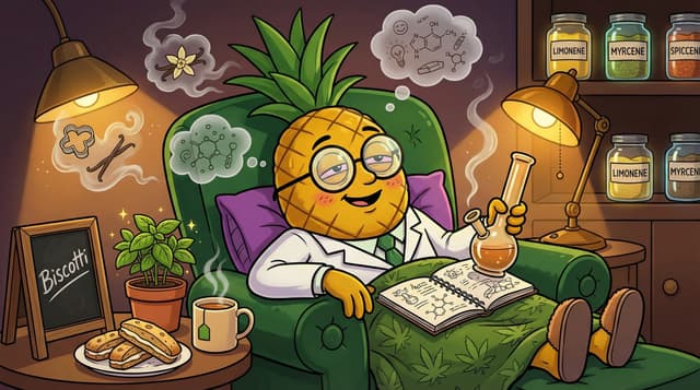 Professor High with Biscotti