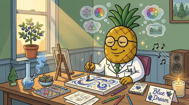 Professor High with Blue Dream