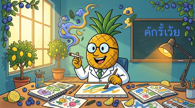 Professor High with Blue Thai