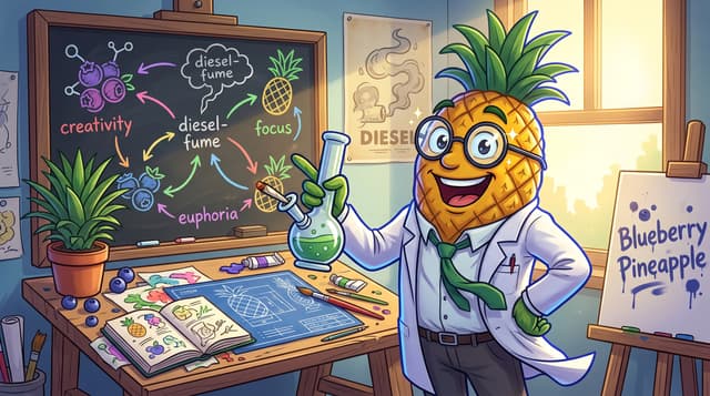 Professor High with Blueberry Pineapple