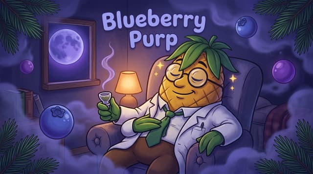 Professor High with Blueberry Purp
