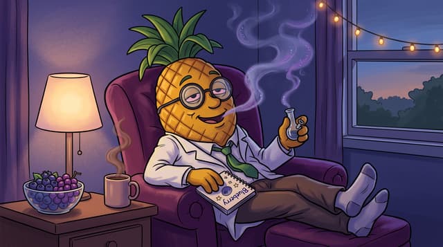 Professor High with Blueberry
