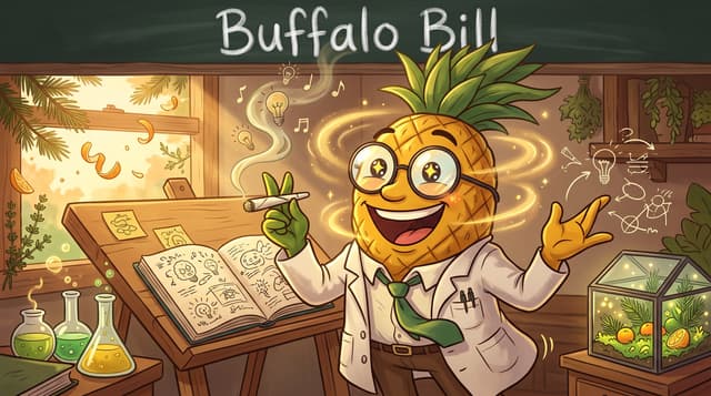 Professor High with Buffalo Bill