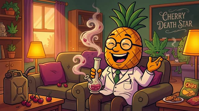 Professor High with Cherry Death Star