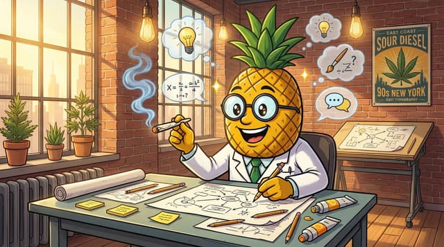 Professor High with East Coast Sour Diesel
