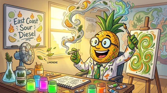 Professor High with East Coast Sour Diesel