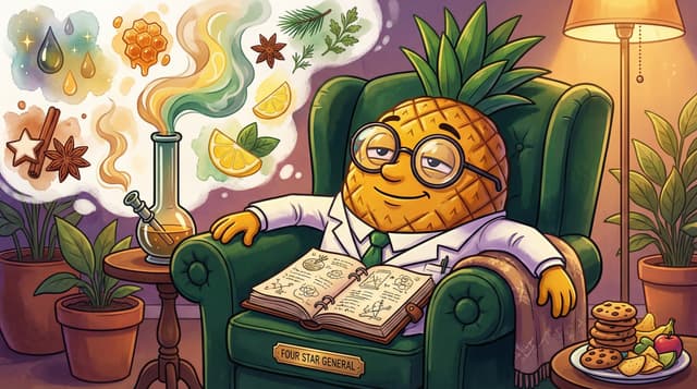 Professor High with Four Star General