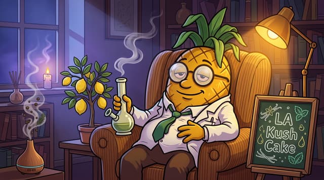 Professor High with LA Kush Cake