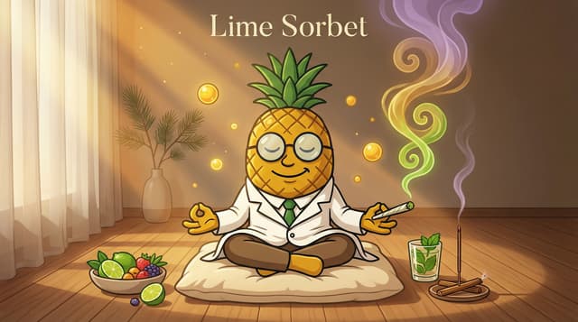 Professor High with Lime Sorbet