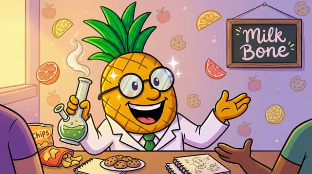 Professor High with Milk Bone