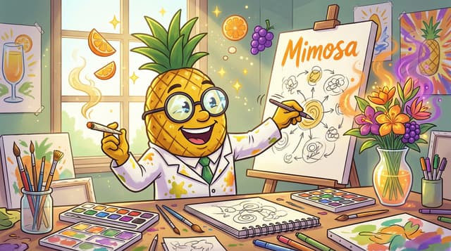Professor High with Mimosa