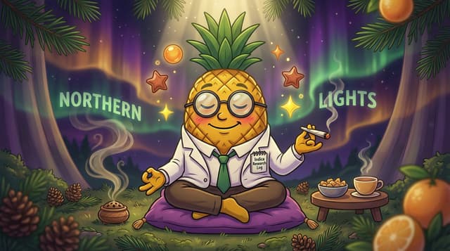Professor High with Northern Lights