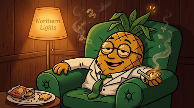 Professor High with Northern Lights