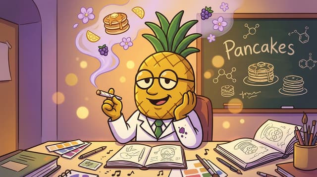 Professor High with Pancakes