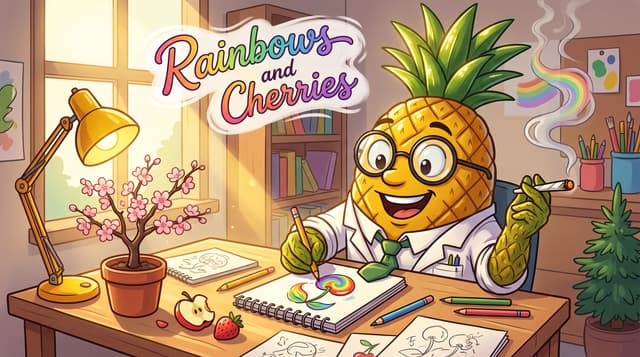 Professor High with Rainbows and Cherries