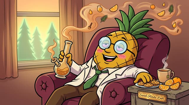 Professor High with Sweet Hindu Kush
